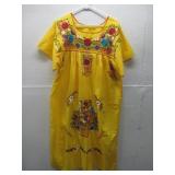Folk Style Embroidered Dress