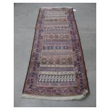 Multicolored Woven Area Rug 80' x 29'