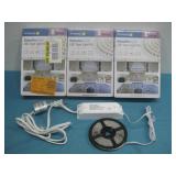 NIOB Rubbionflex LED Tape Light Kits All Power On