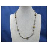 Tiger's Eye Beaded Necklace