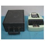 Vintage Stenograph Shorthand Machine With Case See