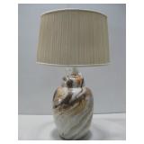 MCM Marble Style Table Lamp By Nathan Lagin Co See