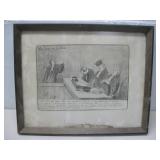 Framed Les Glens De Justice Print See Info