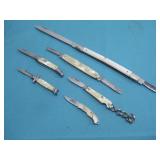 Six Assorted Pocket Knives Some Miniature