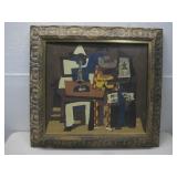 Picasso Three Musicians Framed Print See Info