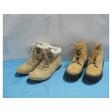 Pair Of Timberland & JBU Boots Sz 9 & 9.5