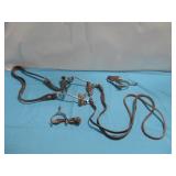Bridle W/Bit W/Leather Reins & Set of Spurs