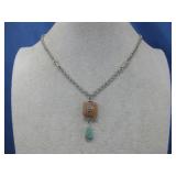 SW Style Silver Tone Necklace