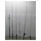 Assorted Fishing Poles & Rods See Info
