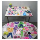 Vtg Little Mermaid Tin & Vtg Barbie Doll Clothing