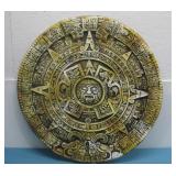 Vtg Aztec Sun/Calendar 24' Tall