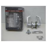 Satin Chrome Universal Hardware Flat Lever See