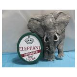 Vtg 1987 Elephant Malt Liquor Wall Plaque See Info