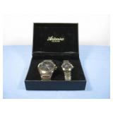 Two Antonio Collection His & Hers Wrist Watches