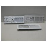 Three 14' x 4' White Vent Registers