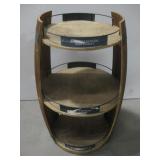 Wooden Whisky Branded Barrel Display See Info