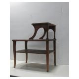 Antique Wooden Mersman Step Table See Info