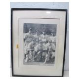 Vtg Brooklyn Dodgers Framed Photo Print See Info