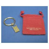 Elizabeth Arden Gold Tone Key Chain