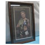 Framed Holly Holm Photo 18'x27' W/ Newspaper