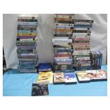 Assorted Vtg VHS Movies & Various Music Cds See