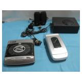 Vtg Electronics VHS Rewind Speakers & More See