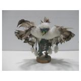 Signed Native American Kachina Doll 10'