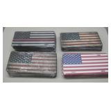 NIOB Assorted American Flag Vanity Plate See Info