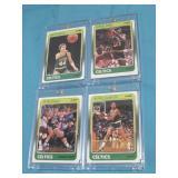 Four 1988 Fleer Celtics NBA Basketball Cards See