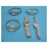 Five Wrist Watches All Untested