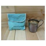 S.S Vtg. Tiffany & Co. Hallmarked Cup W/ Bag 97.7g