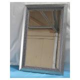 Allen & Roth Mirror Designer Silvertone Wood Frame