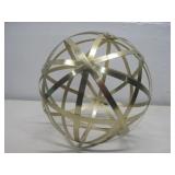 Gold Painting Metal Ball Decor