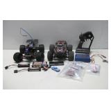 Two RC Cars Assorted RC Batteries & More See Info