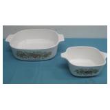 Vtg Corning Ware Baking Dishes Spice of Life See