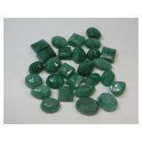 Twenty Seven Mix Cut Emeralds 101.4cts See Info