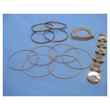 Copper Tone Bangles & Bracelet