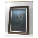 Framed Original Fred Cleveland Painting See Info
