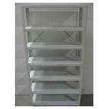 Six Tier Adjustable Metal Shelves See Info
