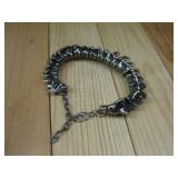Alchemy Gothic Vertebrae Pewter Bracelet