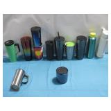 Twelve Assorted Starbucks Travel Mugs/Tumblers See