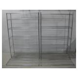 Two Six-Tier Shelving Unit 47' x 18' x 7'