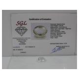 SGL Natural Citrine 5.6cts W/ COA See Info