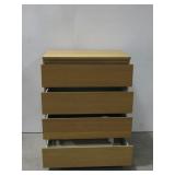 Wooden Four Drawer Dresser