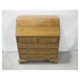Vtg Wooden Ethan Allen Secretary Desk See Info