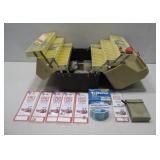Tackle Box W/Fishing Hooks & More