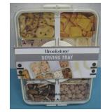 Brookstone 8-Compartment Divided Serving Tray