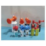 Ten Partially Used Air Horns