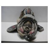 Vtg Ivory Coast Style Tribal Mask 21' x 30' See