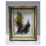 Framed Morman Painting 13' x 16'